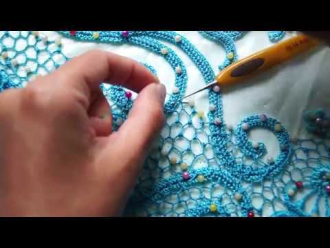 Сеточка в ирландском кружеве №2. Мастерская "Невесомость". смотреть онлайн