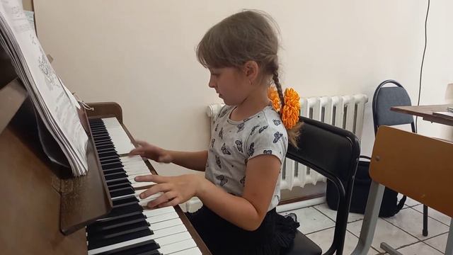 Муллахметова Таисия (№1). Пьеса "Лодочка". Первые шаги маленького пианиста. смотреть онлайн