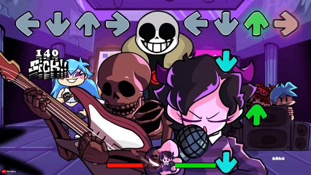 Friday Night Funkin' - Jelly Bean VS Skeleton (FNF Mod)