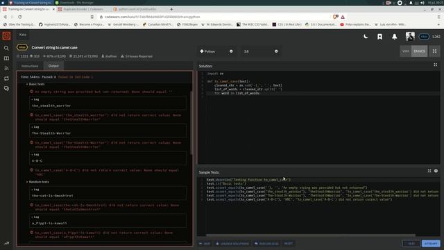 Convert String To Camel Case [CodingKata] DAY192 смотреть онлайн