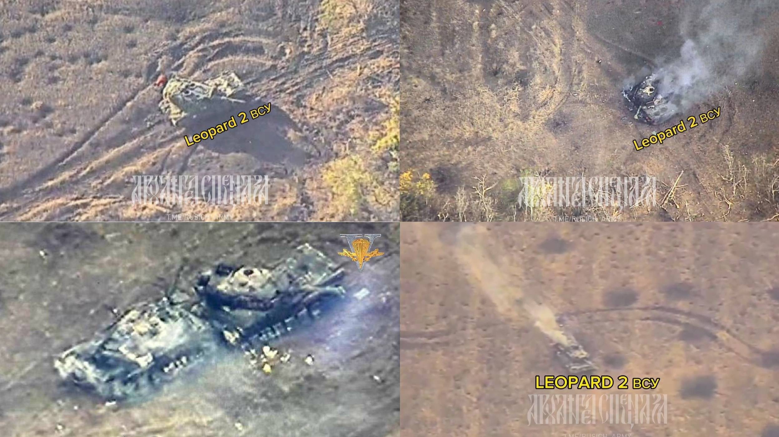 "Боевые бобры" из 42-й мсд сожгли 3 танка "Леопард-2А4" у Работино смотреть онлайн