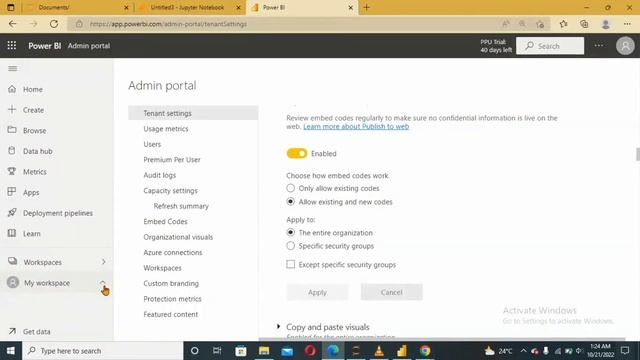 Embedded PowerBi Report in Jupyter Notebook(EasyPizzy) смотреть онлайн