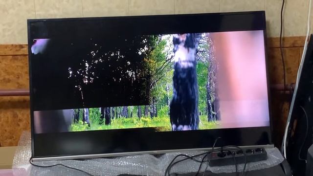 Демонстрация работы телевизора с косяками смотреть онлайн