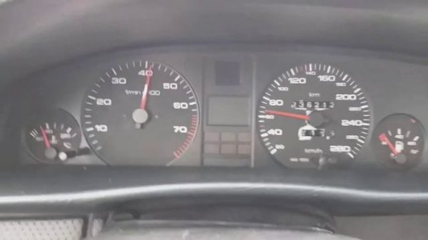 Audi 100 C4 2.6 V6 ABC acceleration 0-100km/h