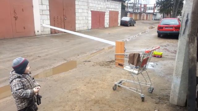 Шлагбаум из стеклоподёмника Форд Транзит