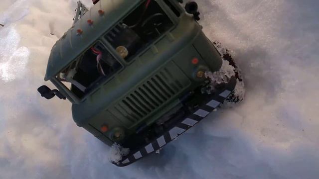 B-24 wpl snow race l Газ 66 обзор "проходимости" смотреть онлайн