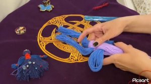 Делаем Куклу Бригитту к Имболку из Пряжи