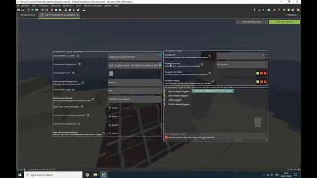 How to make Custom Advancements | Mcreator | #5 смотреть онлайн