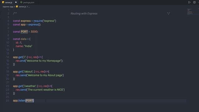 Routing with Express - Node For Beginners - 28 смотреть онлайн