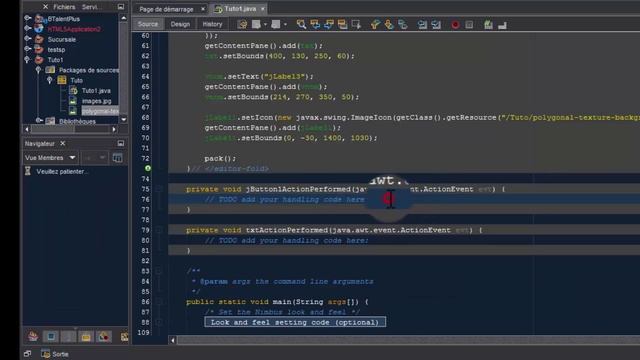 Mettre image en arrière plan en java avec netbeans смотреть онлайн