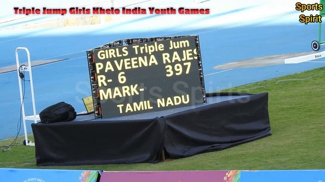 Triple Jump Girls Khelo India Youth games смотреть онлайн