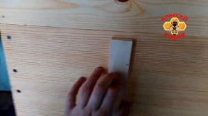 Верхний леток и вентиляция. Разметка и сверление