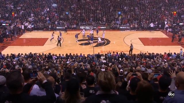 "Lets Go Raptors" Chants before Game 1 of the 2019 NBA Finals in Scotiabank Arena смотреть онлайн