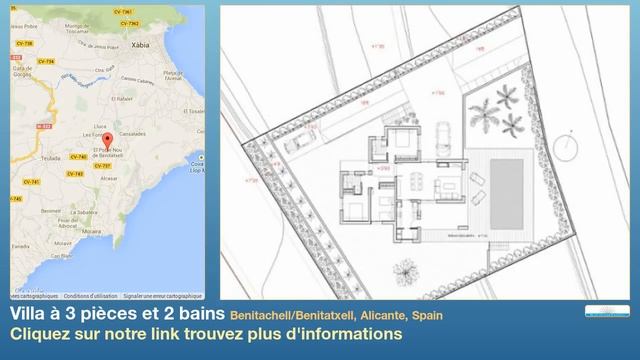 Villa à 3 pièces et 2 bains à vendre à Benitachell/Benitatxell, Alicante, Spain смотреть онлайн