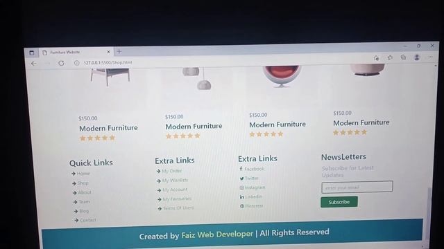 Complete Responsive Furniture Store Website Using (HTML5, CSS3 and BOOTSTRAP 5)|. смотреть онлайн
