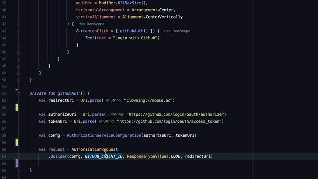 Github Oauth2 in Android смотреть онлайн