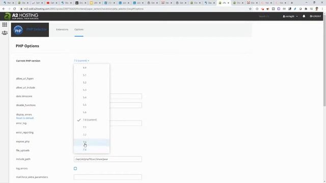 ?PHP Update Required: WordPress has detected that your site is running on an insecure version of PH смотреть онлайн