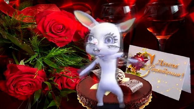 С Днем Рождения! Самое Красивое Поздравление Видео Открытка Женщине/Девушке смотреть онлайн