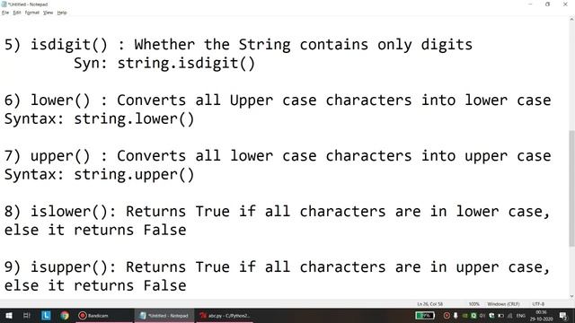 XI Computer Science Chapter 6 Strings in Python Part 7 смотреть онлайн