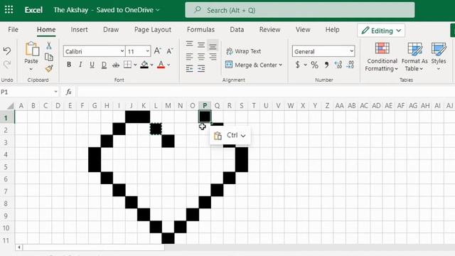 Creating Pixel Art in Excel (easy for beginners) смотреть онлайн