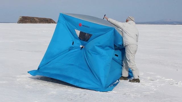 Установка палатки Higashi Pyramid Pro