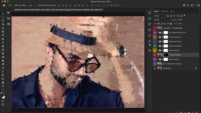 Palette Knife 2.0 | Realistic Painting Photoshop Plugin | Usage Plugin Tutorial смотреть онлайн