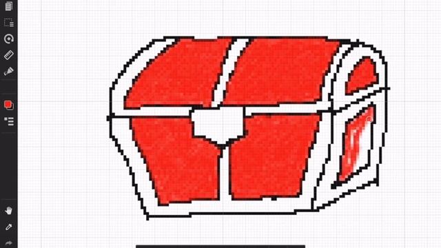 Раскраски малышам / Как нарисовать Сундук с сокровищами drawing【MediBang Paint】 смотреть онлайн