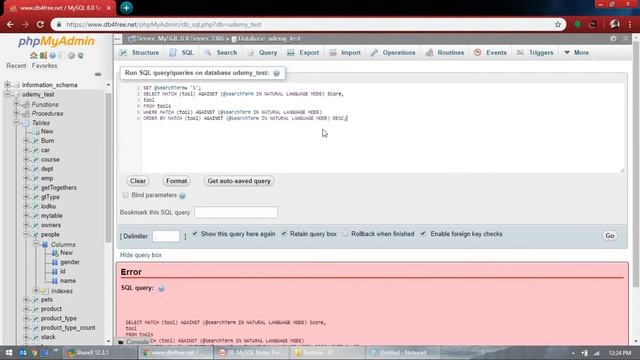 32. Basic Concepts of MySQL Database (Full Text Search) смотреть онлайн