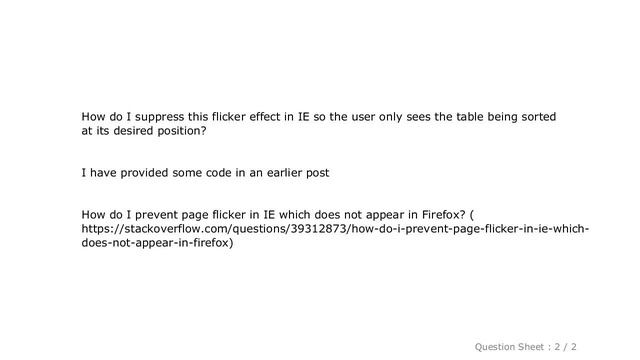 HTML : Scrollable table sorting - How to suppress artifacts of horizontal scroll position translati смотреть онлайн