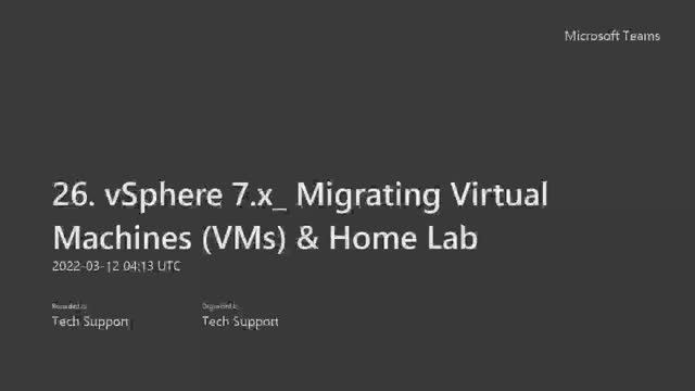 26. Types Of Migrations & Comparison | VMotion Migration Explained | Deep Dive Into EVC Technology