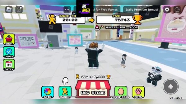 ⚠️ More Fame ⚠️ DANCE FOR UGC CODES - CODES FOR ROBLOX DANCE FOR UGC