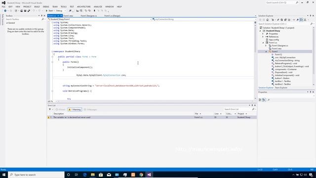The type or namespace name 'MySql' could not be found (are you missing a using directive or an смотреть онлайн