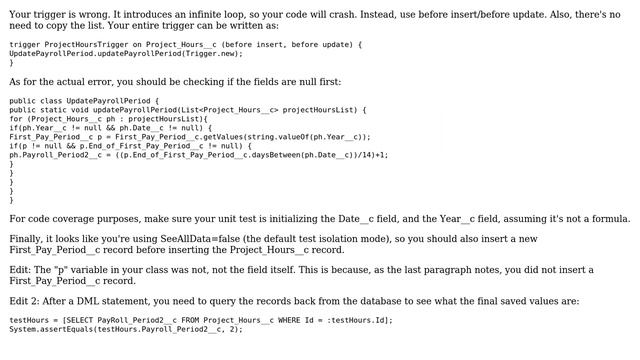 System.NullPointerException: Attempt to de-reference a null object on After Insert trigger смотреть онлайн