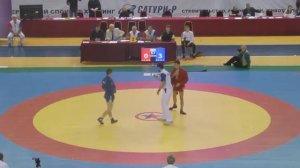 Первенство России 2019.Юниоры.Финал.57 кг.Романов-Пшеничных