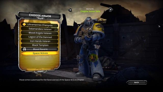 WH40K: Space Marine ► All DLC skins and Armor Sets! смотреть онлайн