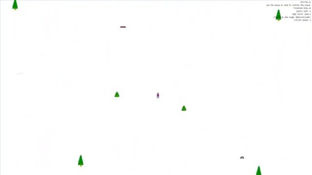SkiFree Full Gameplay Walkthrough