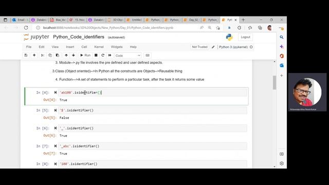 Python Identifiers Session 01 смотреть онлайн