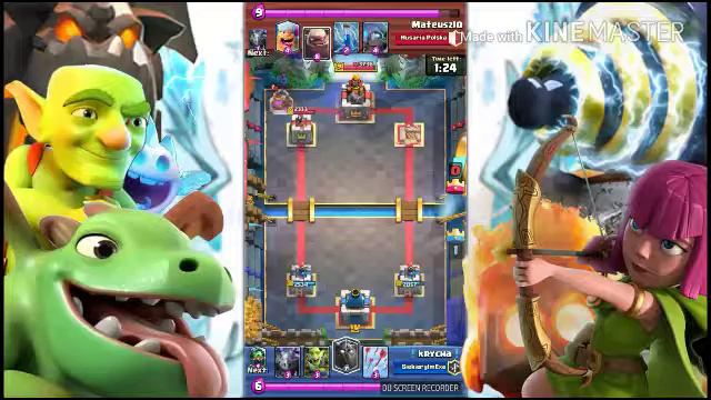 Grałem z Mateuszem z Husarii Polska|Clash Royal Polska смотреть онлайн