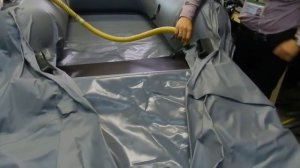 Установка пола на гребную лодку Хантер - видео-инструкция