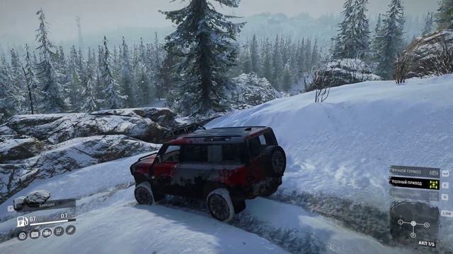 "SNOWRUNNER" Chill Off-Road Driving by Land Rover DEFENDER 110 смотреть онлайн