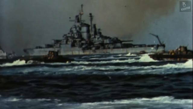 WW2 - Battle of Iwo Jima [Real Footage in Color] смотреть онлайн