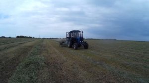 Грабли ворошилки ГВК-5  в работе и немного о регулировки