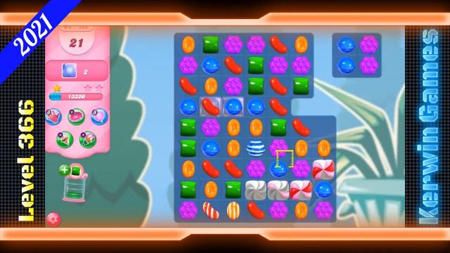 Candy Crush Saga Level 366 - No Boosters - 27 moves (2021) смотреть онлайн