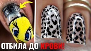 Исправляю ОТБИТЫЙ НОГОТЬ по СОВЕТАМ ПОДПИСЧИКОВ! Укрепление ногтей гелем
