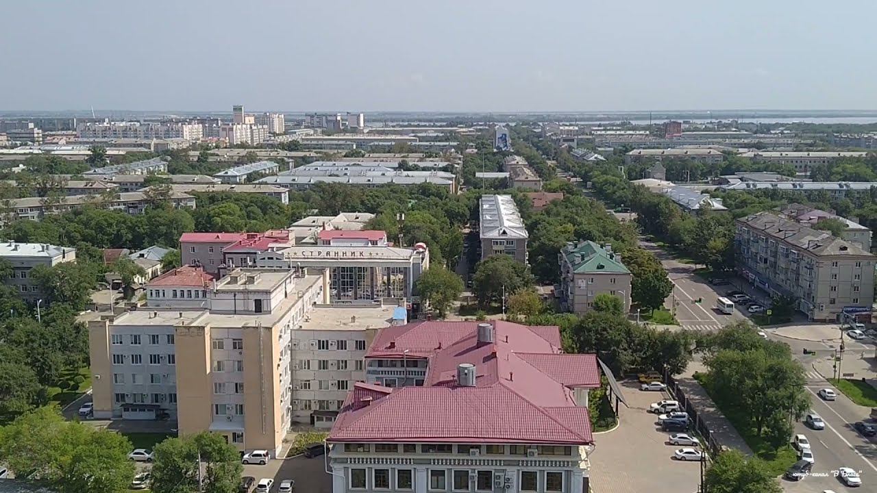 Вид из дома Кузнечная 17 на западную сторону. Благовещенск смотреть онлайн
