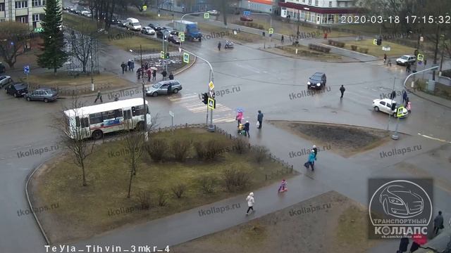 Авария в Тихвине, 18.03.20 смотреть онлайн