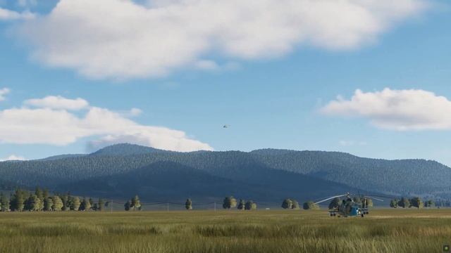 (DCS WORLD) Видеоролик - эпизод вылета группой Ми-8 (боевой полигон =ОВЭ ГОРИ=) смотреть онлайн