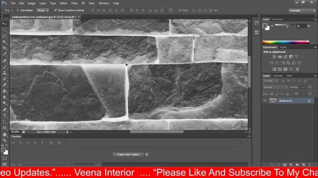 How To Make Bump MAP In Photoshop For 3DS Max | Veena Interior смотреть онлайн