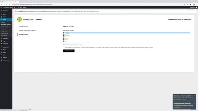 Upload in bulk to NextGEN Gallery смотреть онлайн