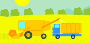 Умная Луковка. Учим цвета - Желтый. 6 серия